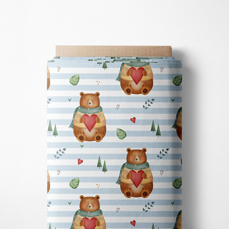 0.5m BIO French Terry Love you beary much *VORBESTELLUNG*