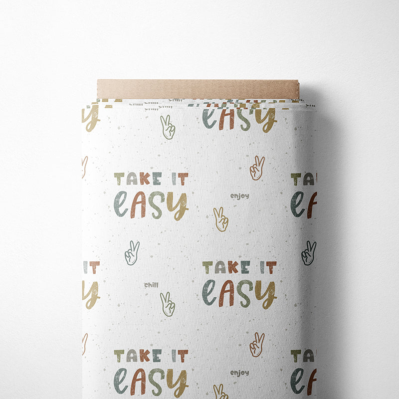 0.5m BIO French Terry Take it easy *VORBESTELLUNG*