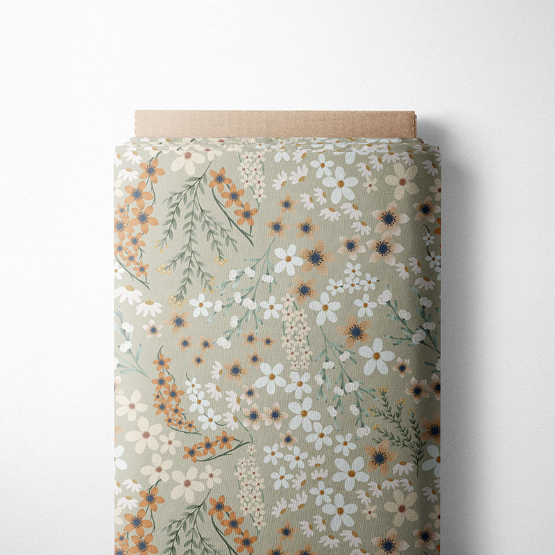 0.5m BIO French Terry Tea-Flowers *COMING SOON*