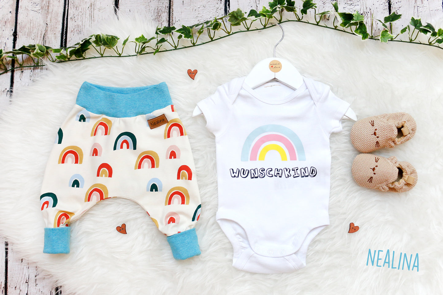 Plotter-Datei Regenbogen "Wunschkind"