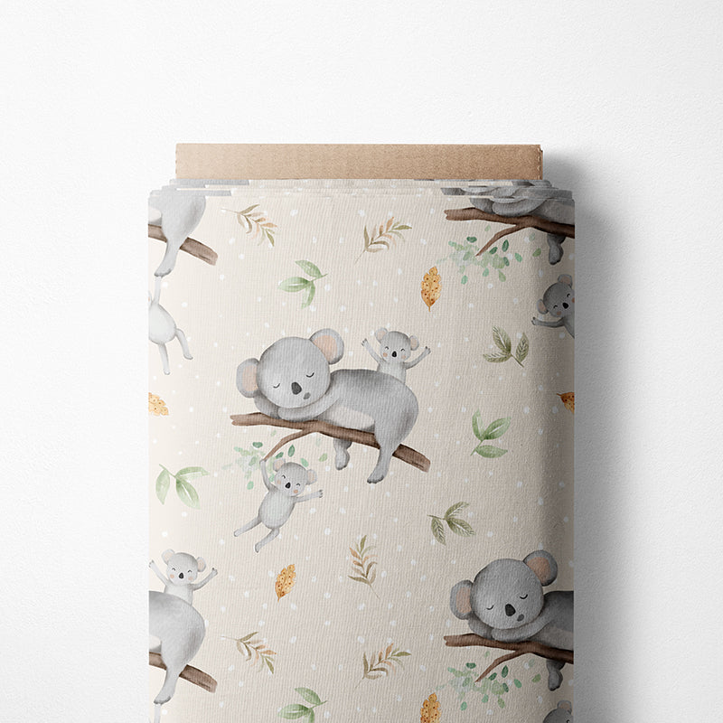 0.5m BIO French Terry Mama Koala - sand *VORBESTELLUNG*
