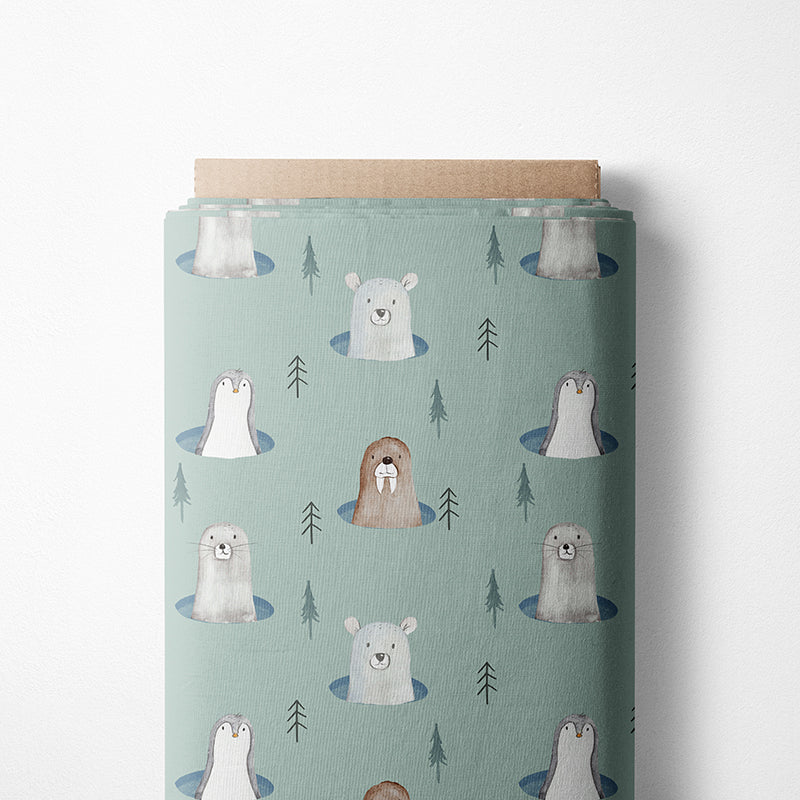 0.5m BIO French Terry Südpol sage *VORBESTELLUNG*