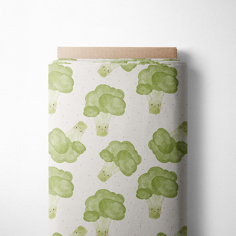 0.5m BIO French Terry Mr. Brokkoli *STOFFÜBERSICHT*