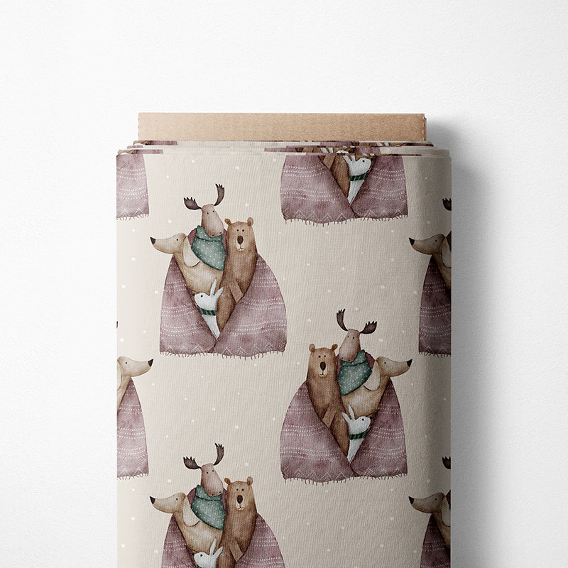 0.5m BIO French Terry Cozy Winter Friends *VORBESTELLUNG*