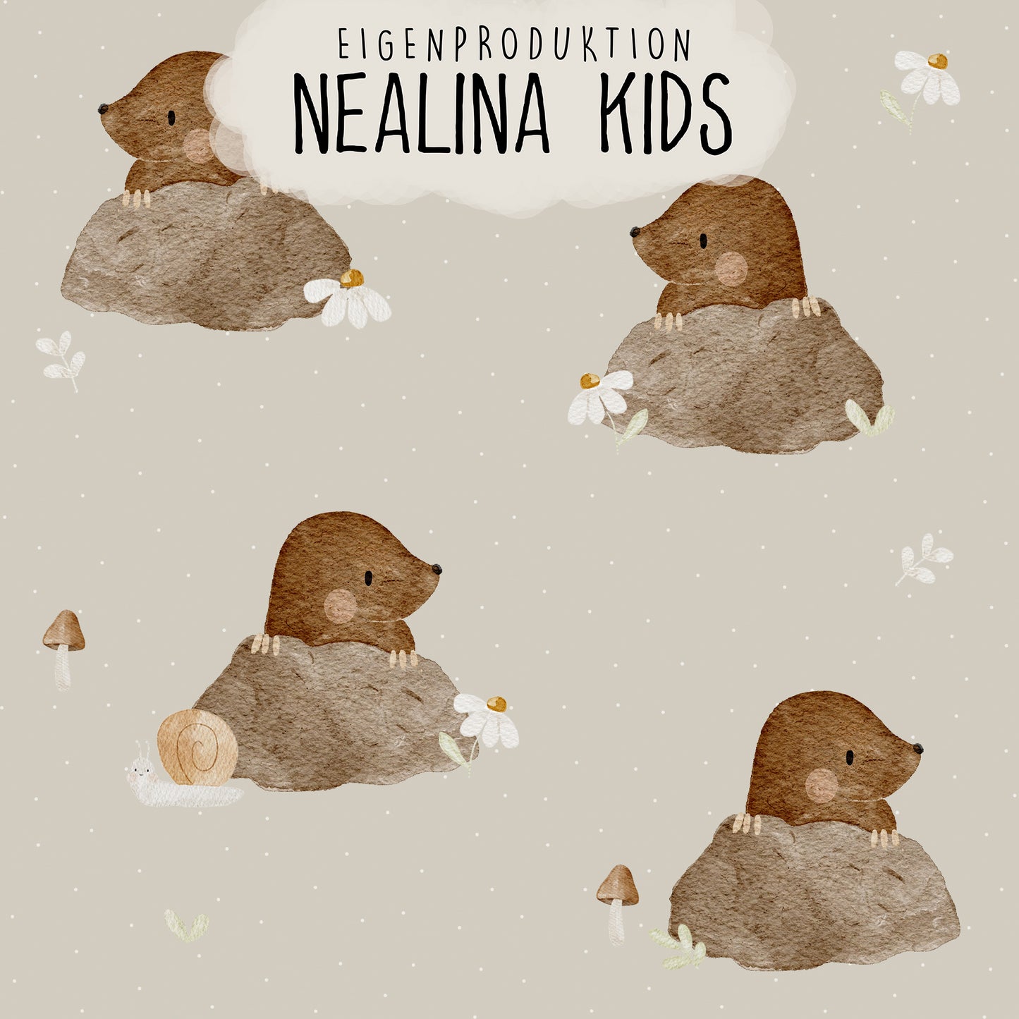 0.5m BIO French Terry Little Mole *VORBESTELLUNG*