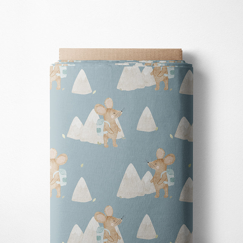 0.5m BIO French Terry Mauswanderung *VORBESTELLUNG*