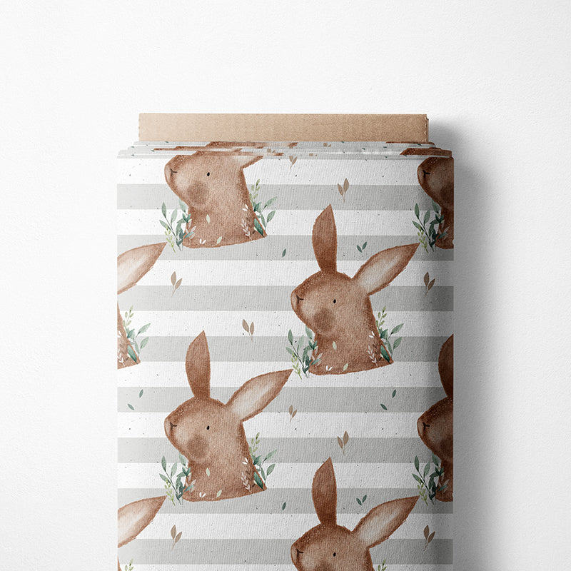 0.5m BIO French Terry Hase Neville Gray *VORBESTELLUNG*