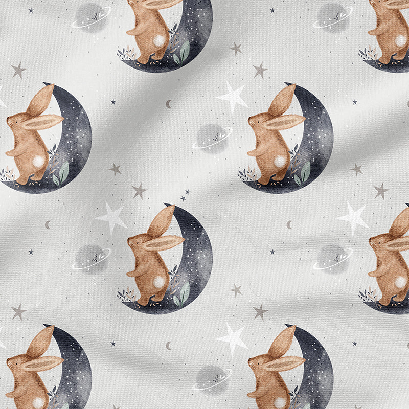 0.5m BIO French Terry Mond-Hase Gray