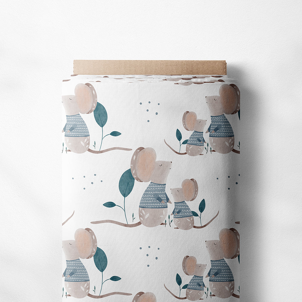0.5m BIO French Terry Familie Maus *VORBESTELLUNG*