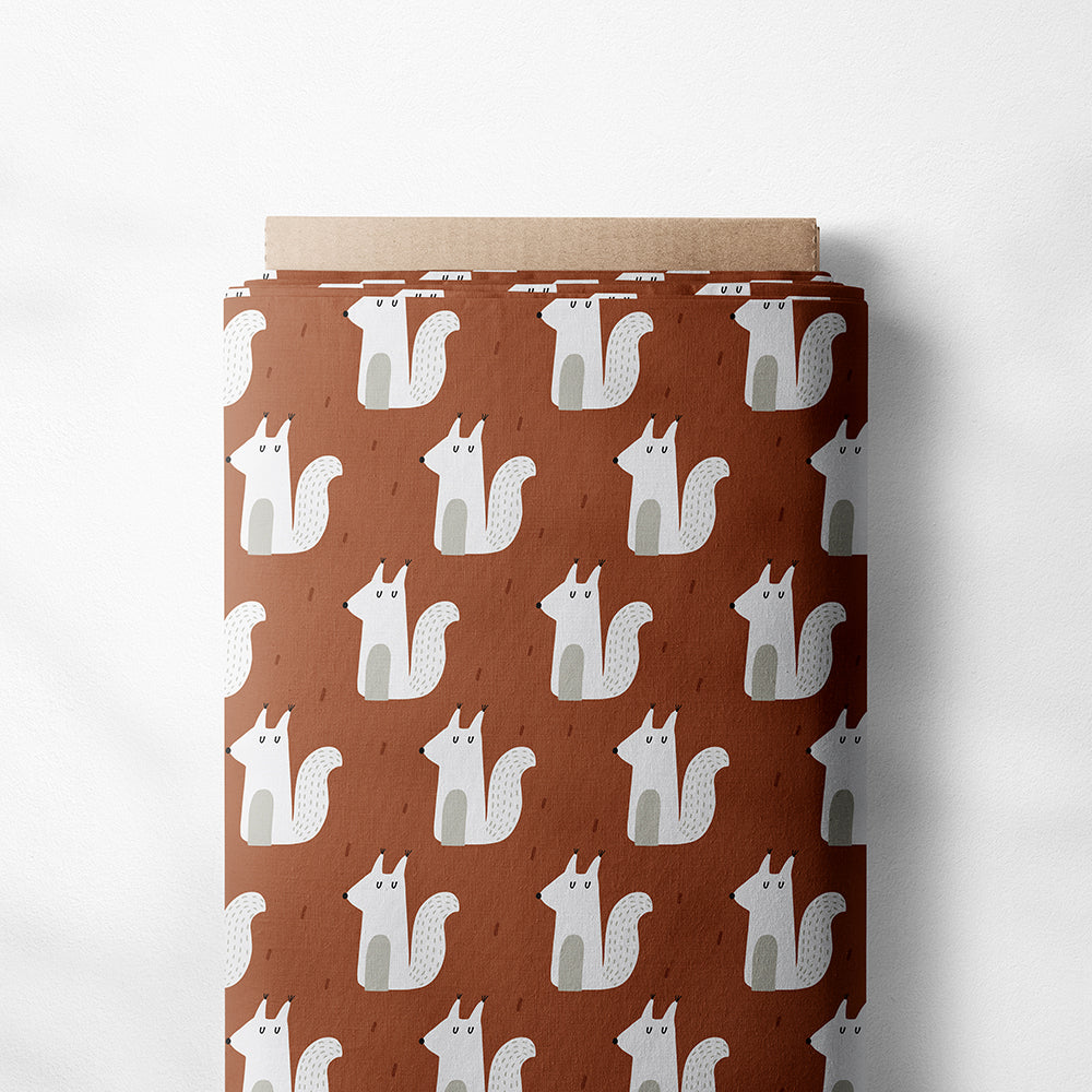 0.5m BIO French Terry Lo Scoiattolo rost *VORBESTELLUNG*