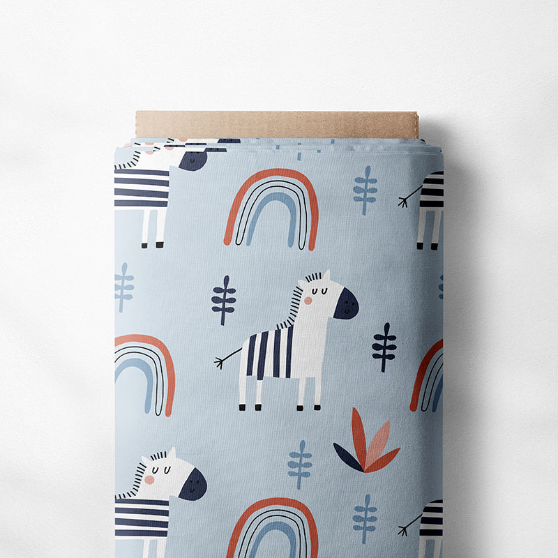 0.5m BIO French Terry Zoe Zebra Ice *VORBESTELLUNG*