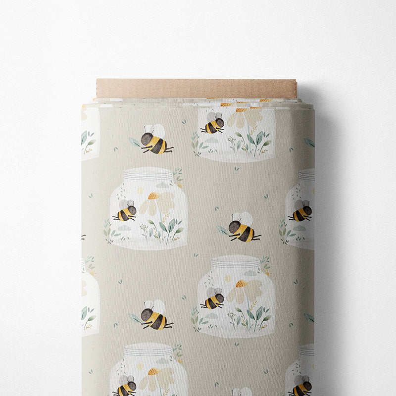 0.5m BIO French Terry Bienenhonig *STOFFÜBERSICHT*