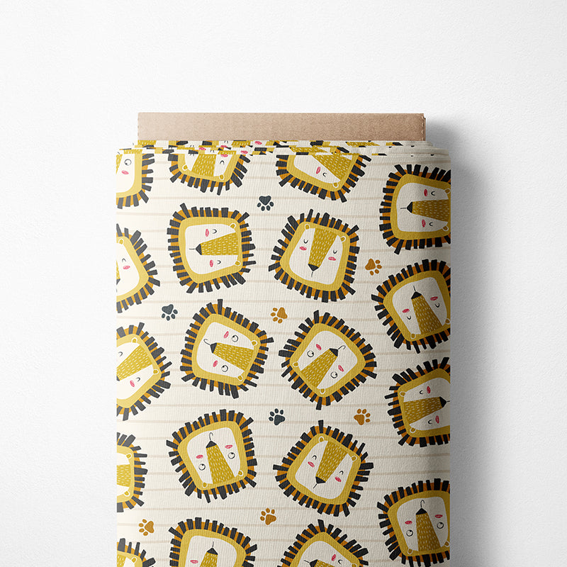 0.5m BIO French Terry Löwe Lines *VORBESTELLUNG*