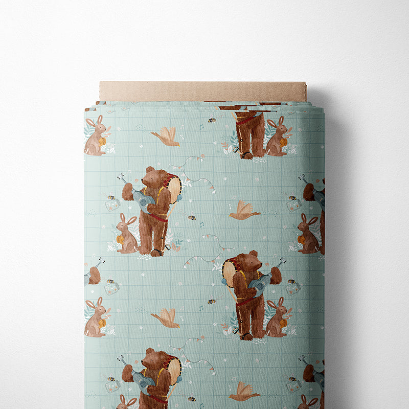 0.5m BIO French Terry Join the Band duck *VORBESTELLUNG*