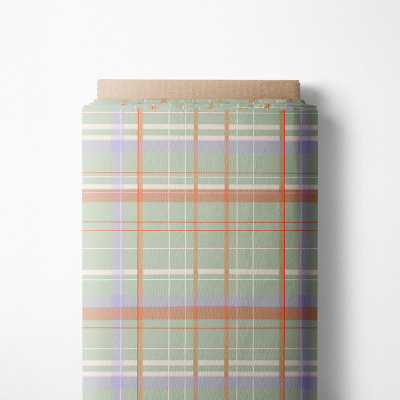 0.5m BIO French Terry Emil Dachs Kombistoff Karo *VORBESTELLUNG*