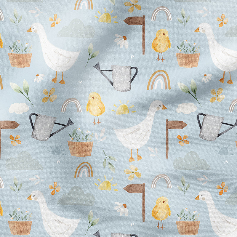 0.5m BIO French Terry Spring with Goose and Chicken *VORBESTELLUNG*