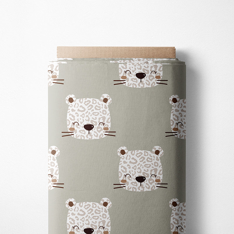 0.5m BIO French Terry Leo taupe *STOFFÜBERSICHT*