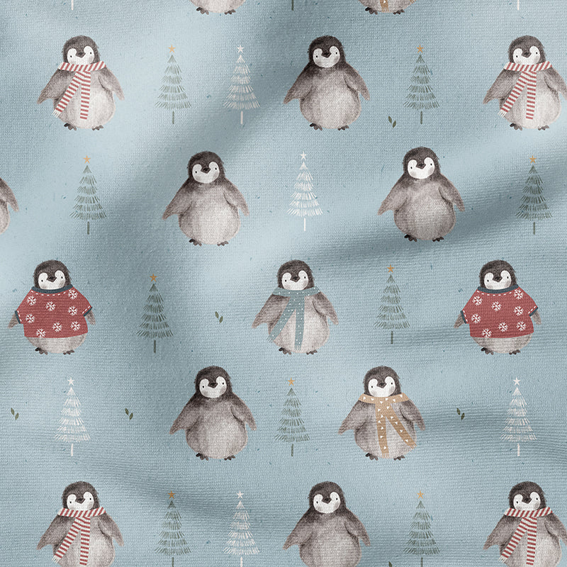 0.5m BIO French Terry Pinguin Gigi denim *STOFFÜBERSICHT*