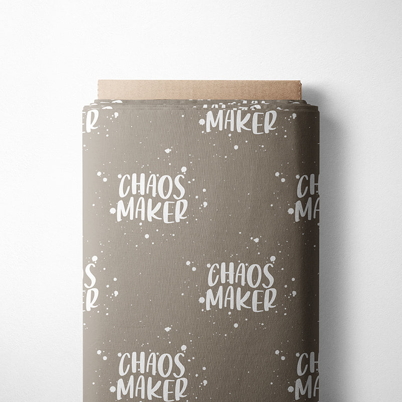 0.5m BIO French Terry Chaos Maker taupe *VORBESTELLUNG*