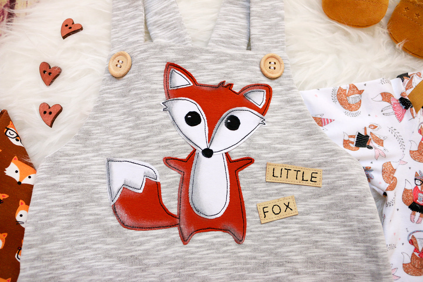 Applikationsvorlage Fuchs "Little Fox" - FREEBOOK