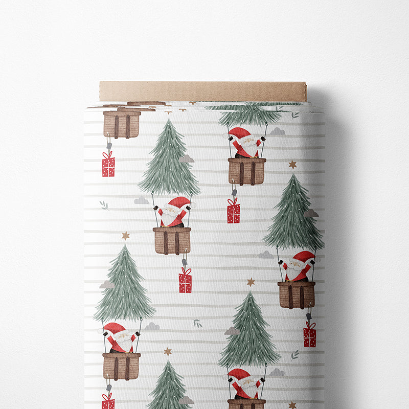0.5m BIO French Terry Hover Santa *STOFFÜBERSICHT*
