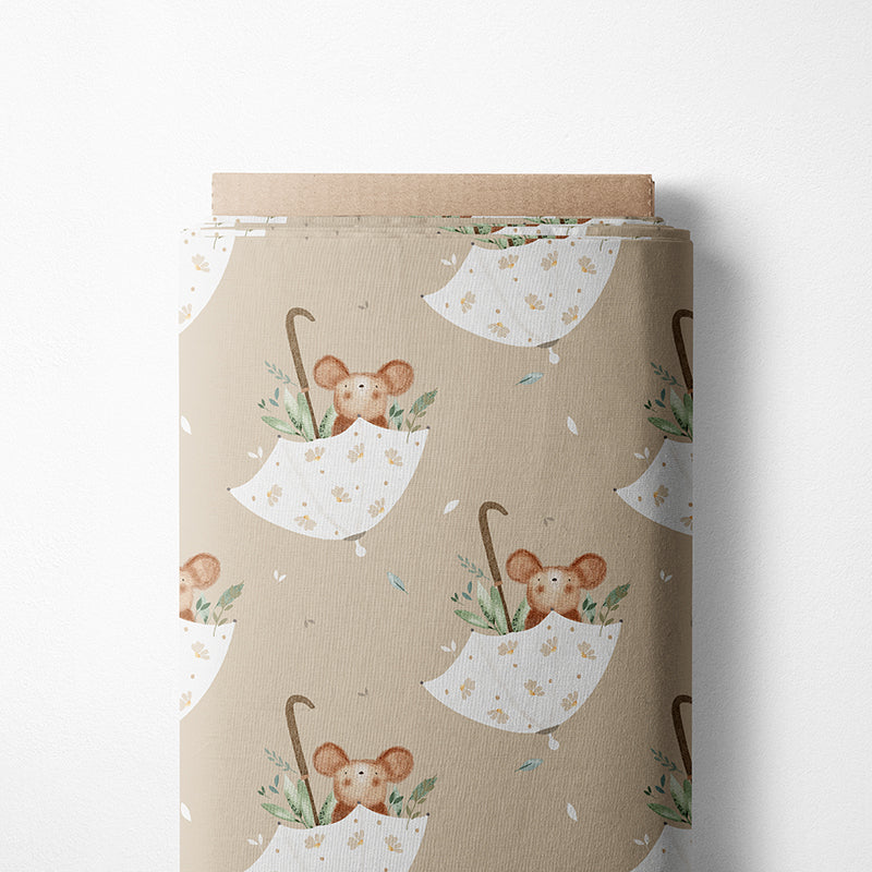 0.5m BIO French Terry Umbrella tapioca *VORBESTELLUNG*