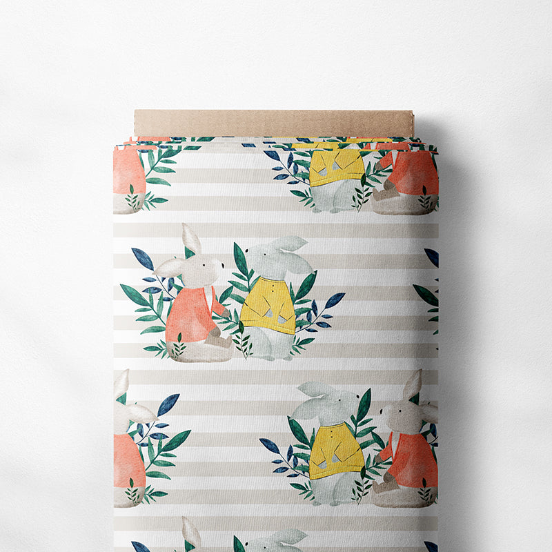 0.5m BIO French Terry Funny Bunny *VORBESTELLUNG*