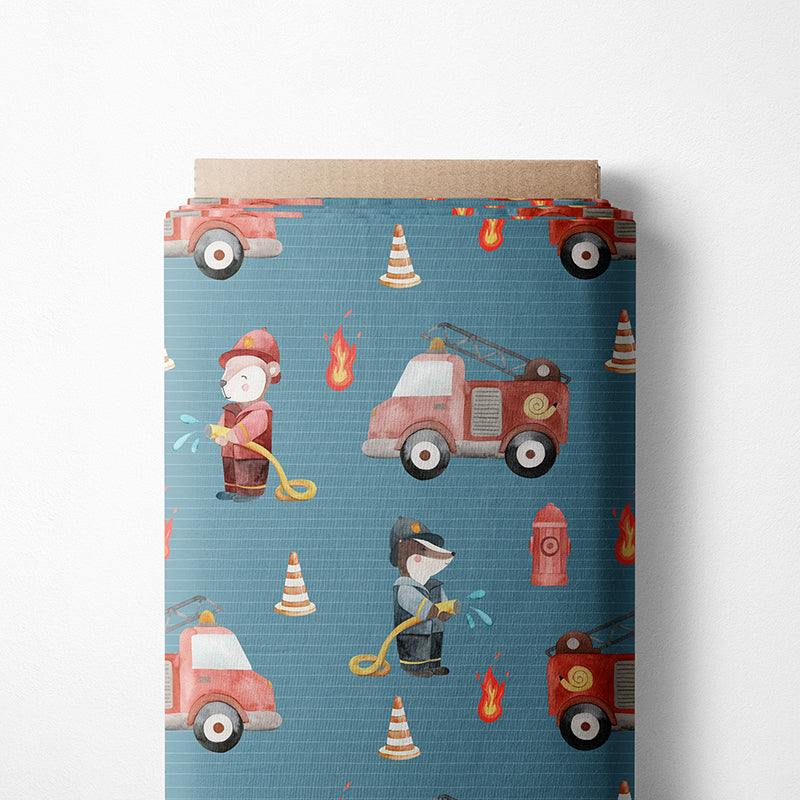 0.5m BIO French Terry Feuerwehr *VORBESTELLUNG*