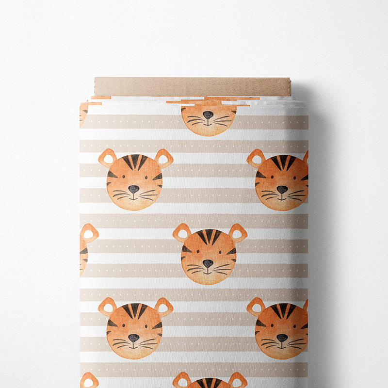 0.5m BIO French Terry Tiger Tilly stripes *VORBESTELLUNG*