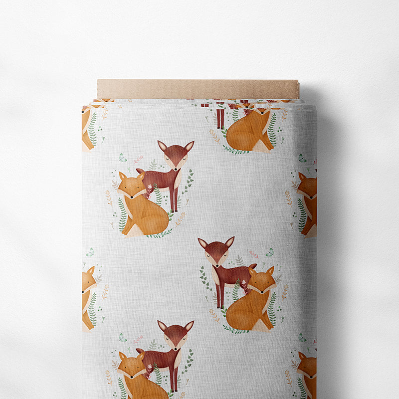 0.5m BIO French Terry Jour fox im Wald *VORBESTELLUNG*