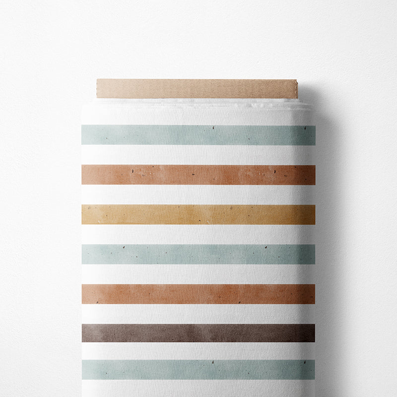 0.5m BIO French Terry Regenbogen Stripes *VORBESTELLUNG*