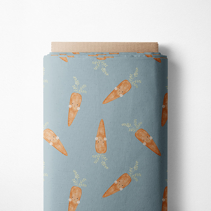 0.5m BIO French Terry Karotten *VORBESTELLUNG*