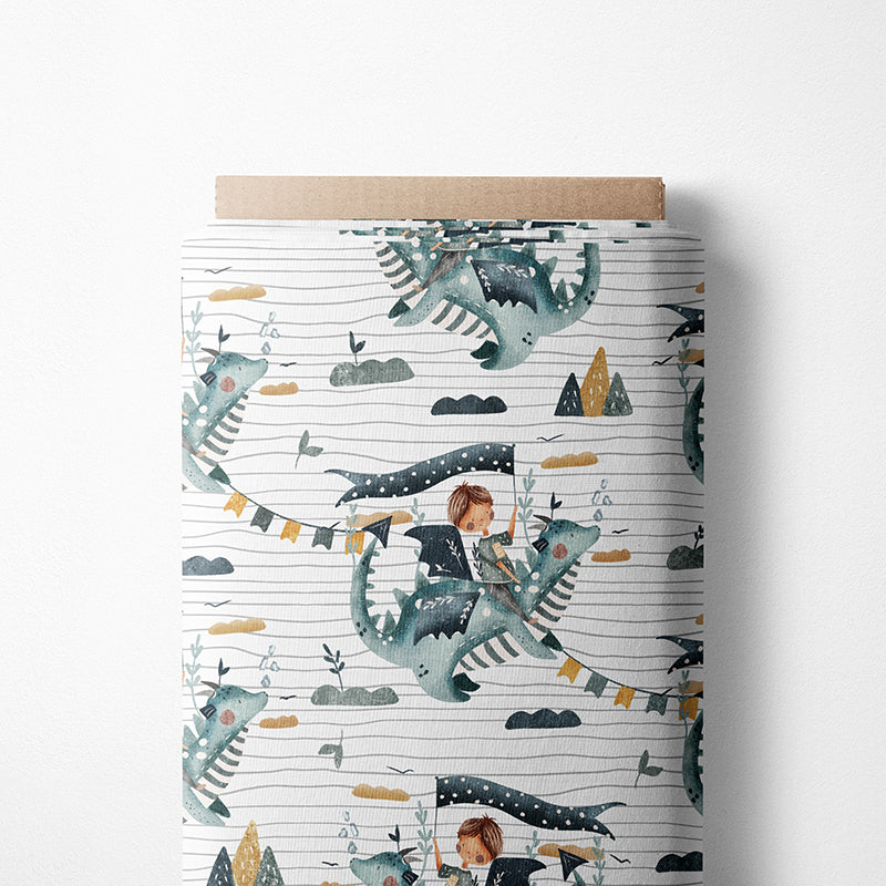 0.5m BIO French Terry Drachenreiter *VORBESTELLUNG*