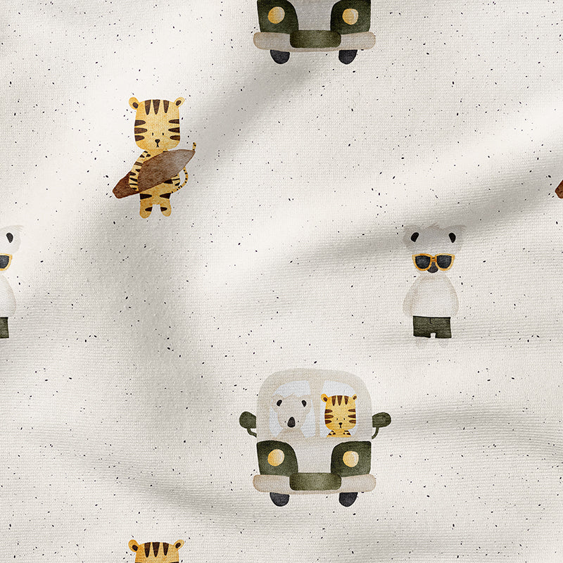 0.5m BIO French Terry Surf the Safari-World