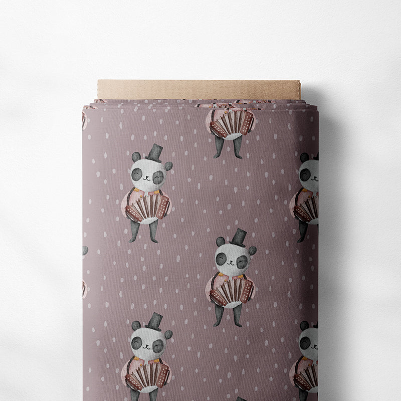 0.5m BIO French Terry Panda Music *VORBESTELLUNG*