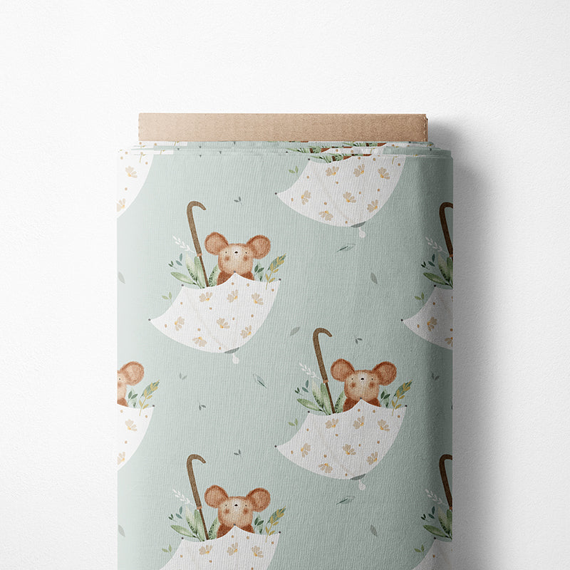 0.5m BIO French Terry Umbrella chalk *VORBESTELLUNG*