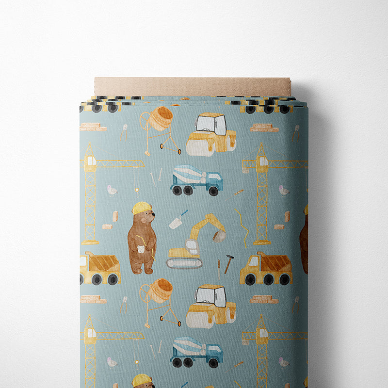 0.5m BIO French Terry Baustellen-Bär *STOFFÜBERSICHT*