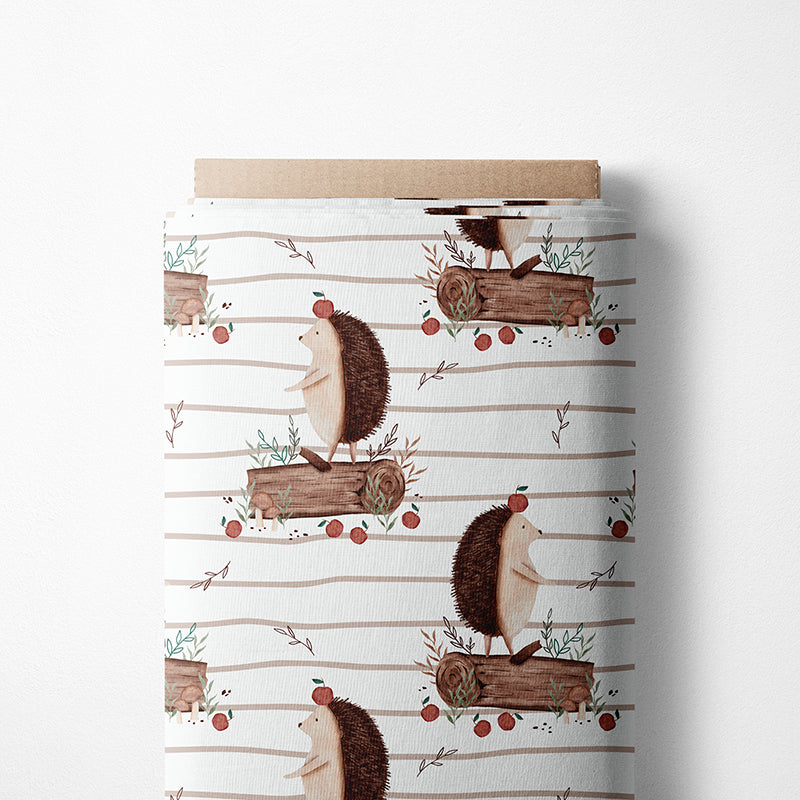 0.5m BIO French Terry Igelicious - Stripes *VORBESTELLUNG*