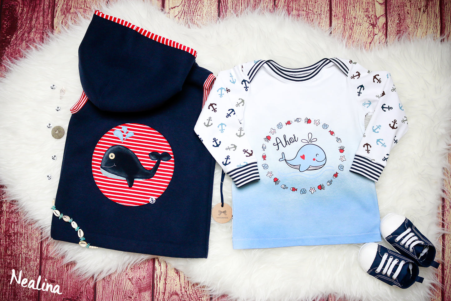 Applikationsvorlage "Willi der Wal"