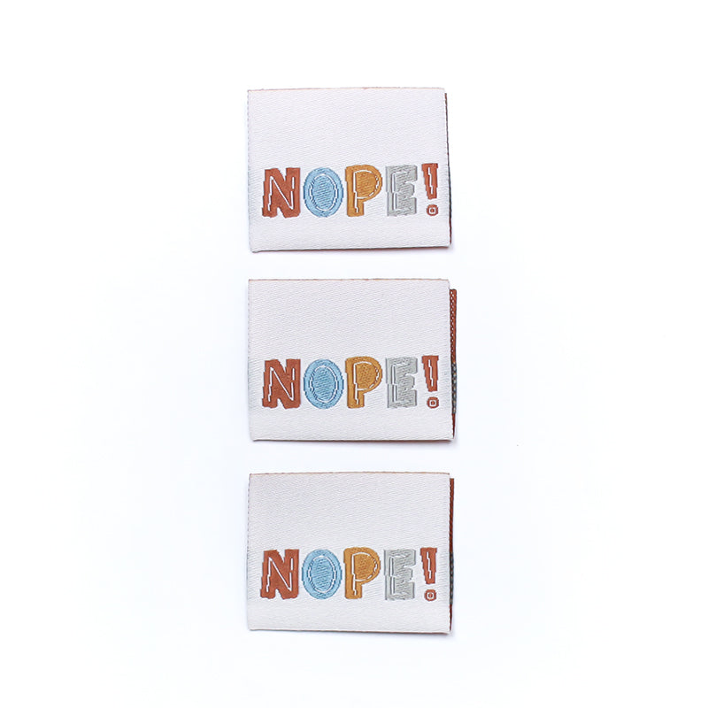 Weblabel Nope! | 3er Pack