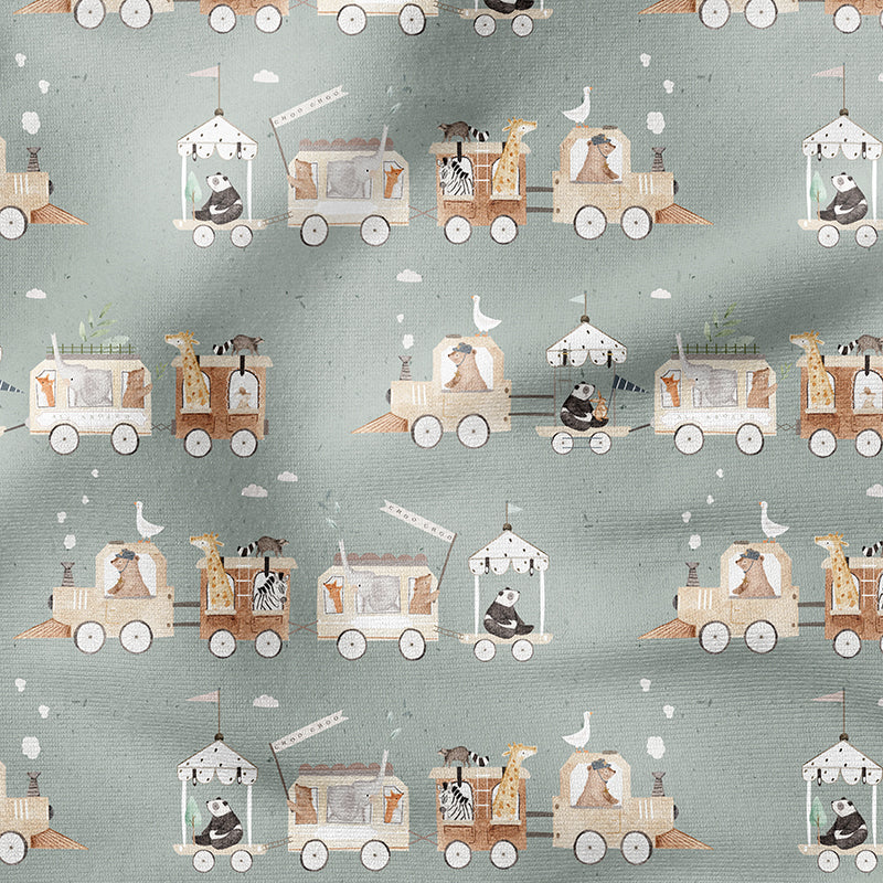 0.5m BIO French Terry Safari Train laurel