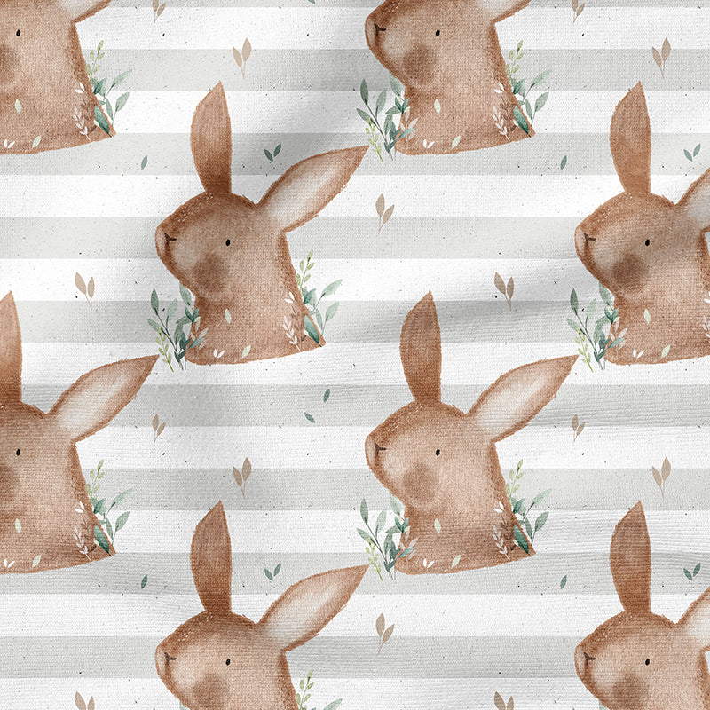 0.5m BIO French Terry Hase Neville Gray *VORBESTELLUNG*