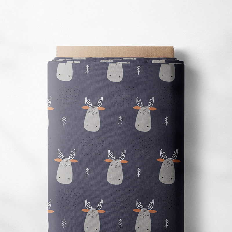 0.5m BIO French Terry Elks dark *STOFFÜBERSICHT*