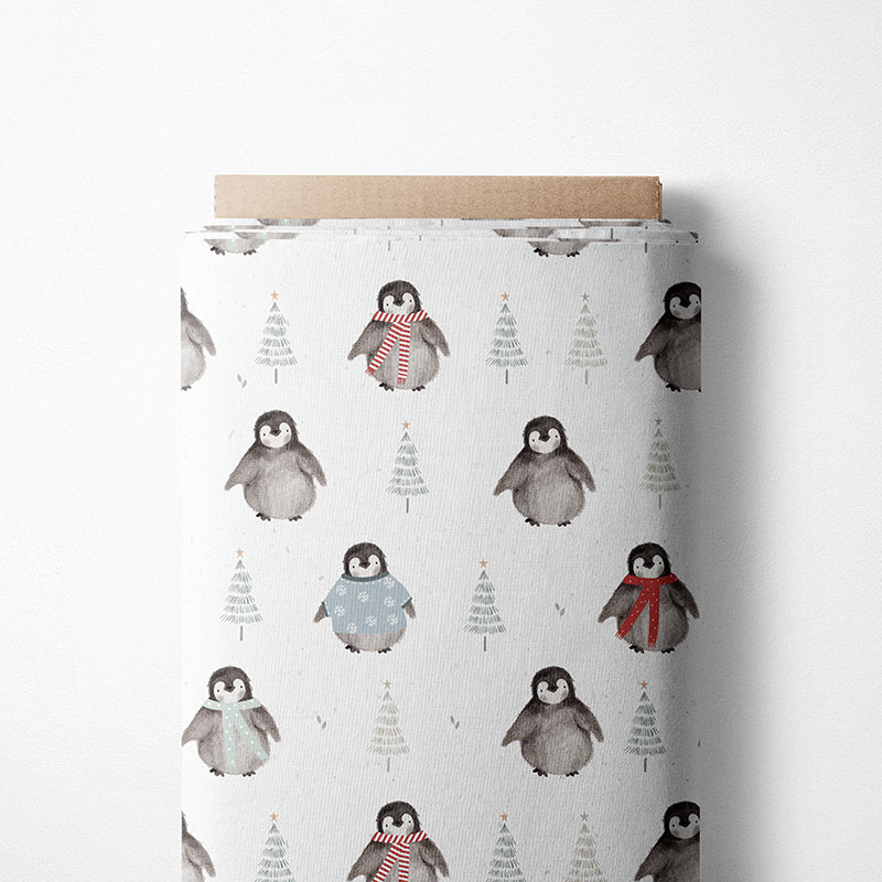 0.5m BIO French Terry Pinguin Gigi merry *STOFFÜBERSICHT*