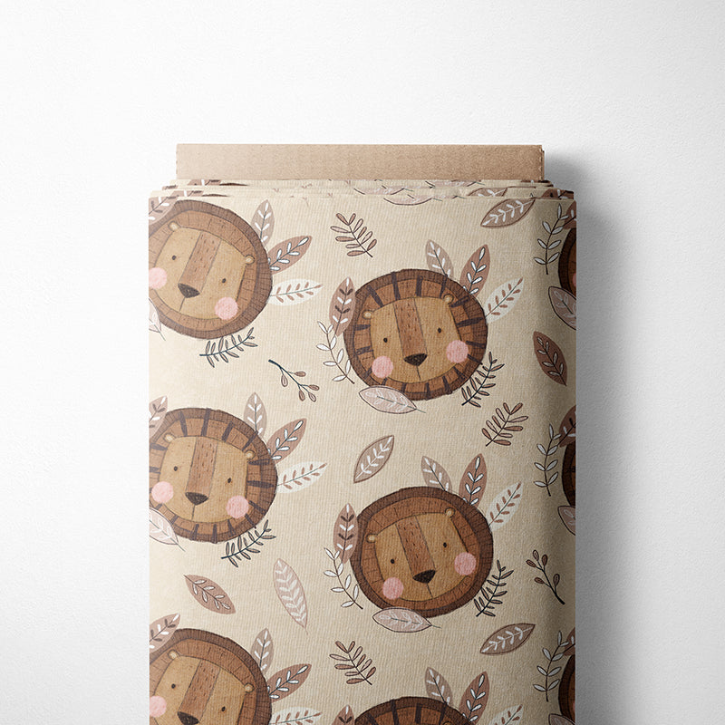 0.5m BIO French Terry Lion Vanilla *VORBESTELLUNG*