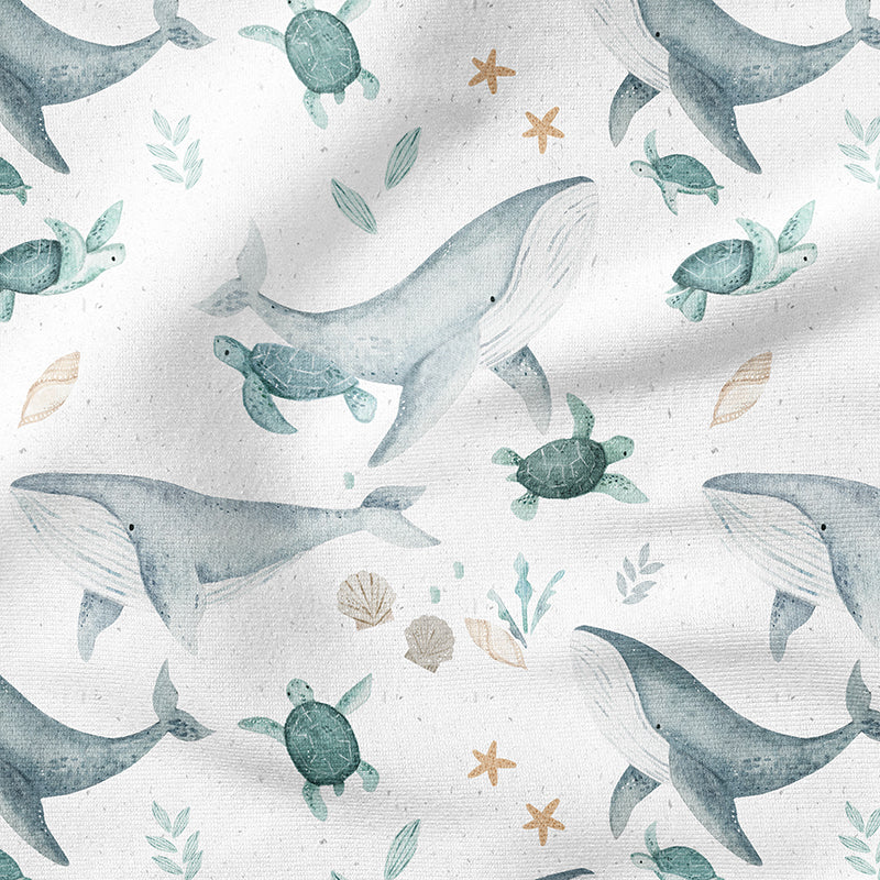 0.5m Bademodestoff Water seasalt *VORBESTELLUNG - Lieferzeit 4-7 Wochen*