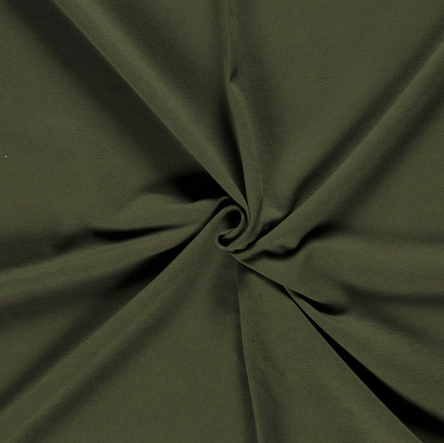 RESTSTÜCK 100cm Bio French Terry khaki-grün