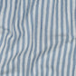 0.5m Musselin Streifen blau