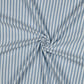 0.5m Musselin Streifen blau