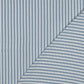 0.5m Musselin Streifen blau